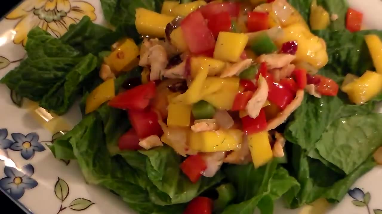 salmon and mango salad