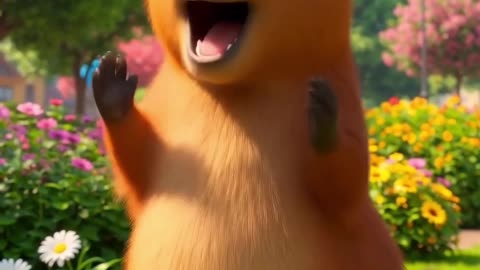 Capibara Feliz: ¡La Canción del Parque! 🐹☀️