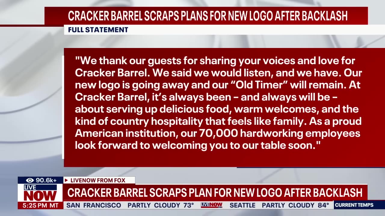 Cracker Barrel’s $700M Rebrand Backfired — And It’s Paying the Price