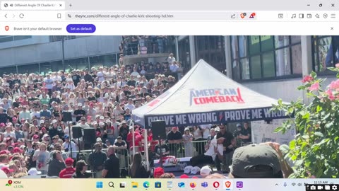 Was the Charlie Kirk shooting fake? Smoking gun evidence of pyrotechnic sound effects - all other theories debunked; watch in 1080p full-screen only
