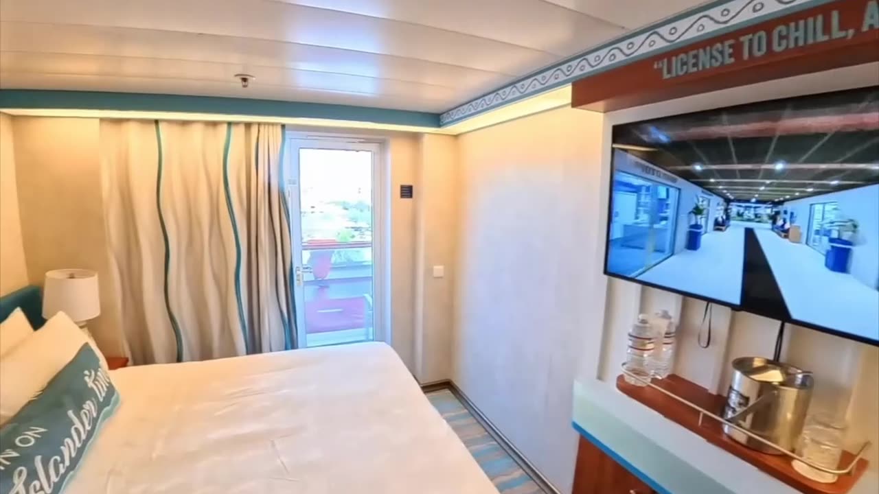 Partial View Balcony Cabin 5228 Tour | Margaritaville at Sea Islander