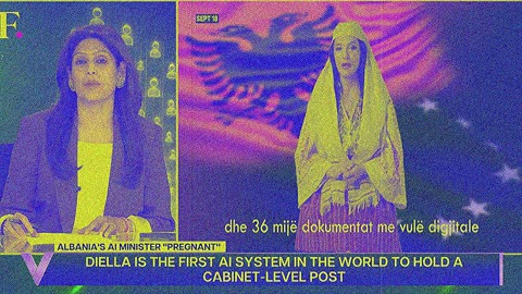 ALBANIA'S AI MINISTER TO GIVE BIRTH TO 83 VIRTUAL CHILDREN