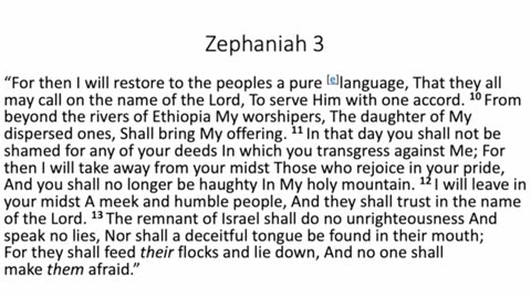 The meaning of ‘The Great Day of the Lord’ in Zephaniah the prophet