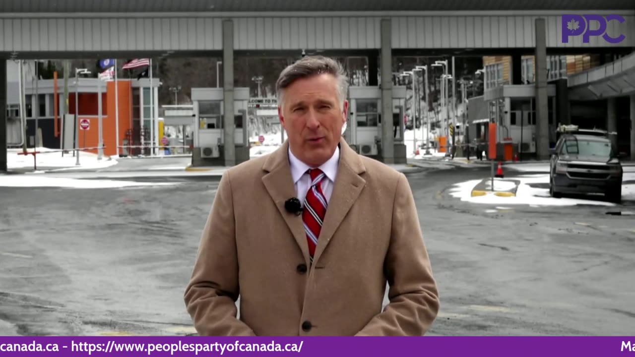 Press conference (Day 2)-Mass immigration live from the Maine border in Beauce (English only)