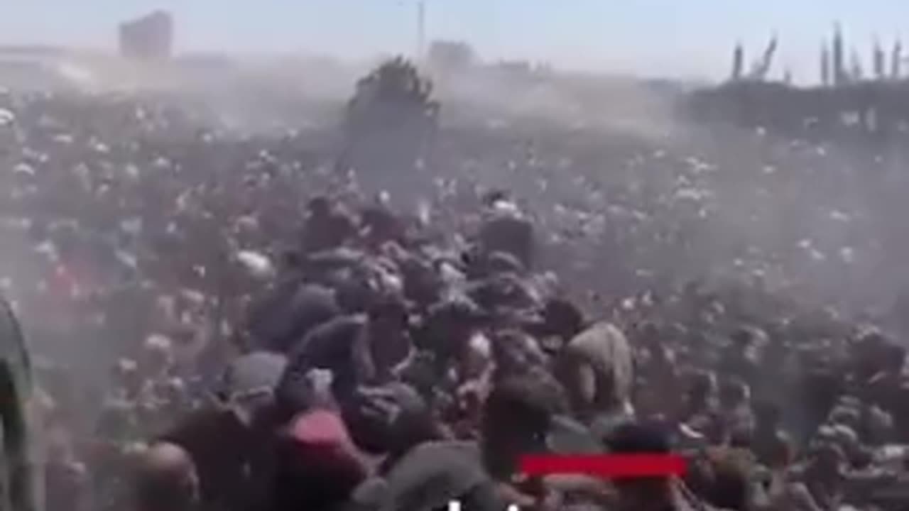 The UN insists on trucks entering this way into Gaza