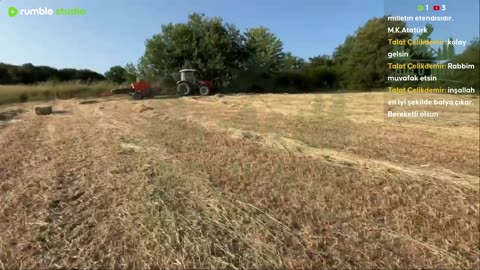 Köyde Balya Zamanı Canlı! Bu Emek Göz Doldurur 🚜🔥 (Ömerler Köyü)