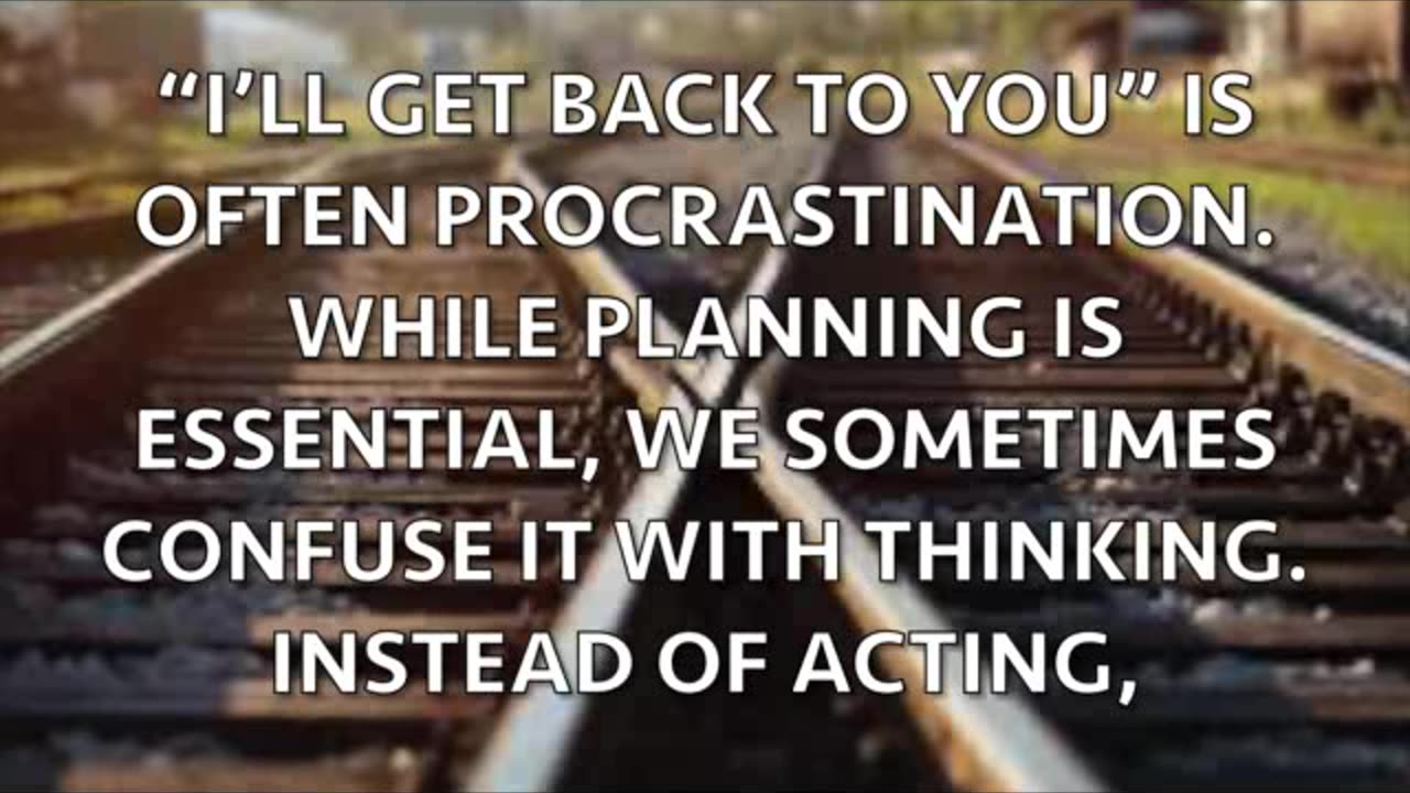 Acting in a Godly, Decisive Way?