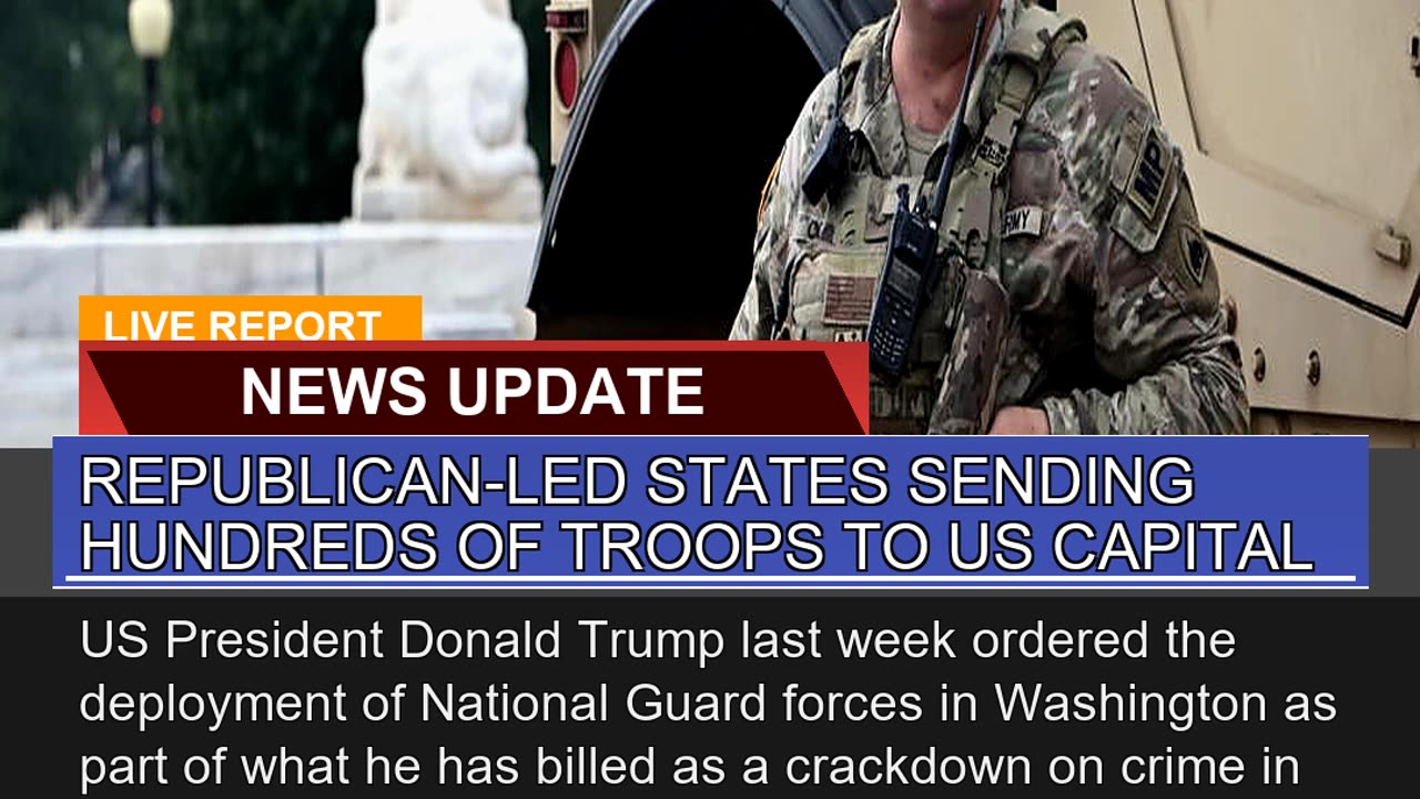 Republicanled States Sending Hundreds of Troops T