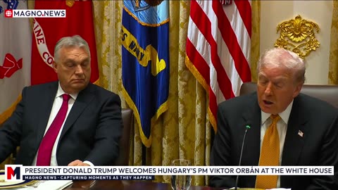 🇺🇸|🇭🇺 President Donald Trump and Hungary's PM Viktor Orbán Meeting at The White House [LIVE]
