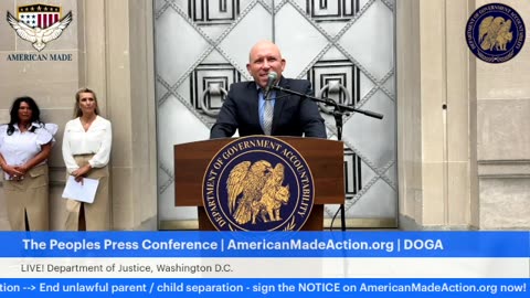 DOGA Press Conference at DOJ 05-06