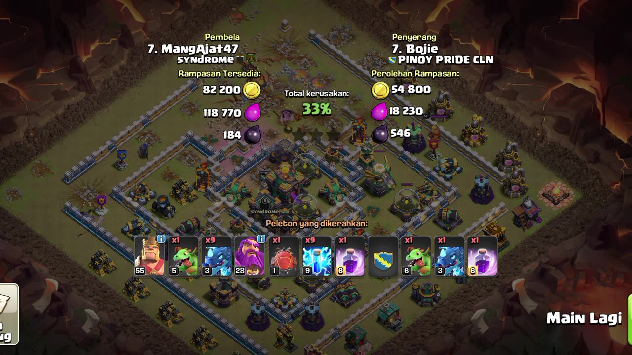 stupid attack from the opponent