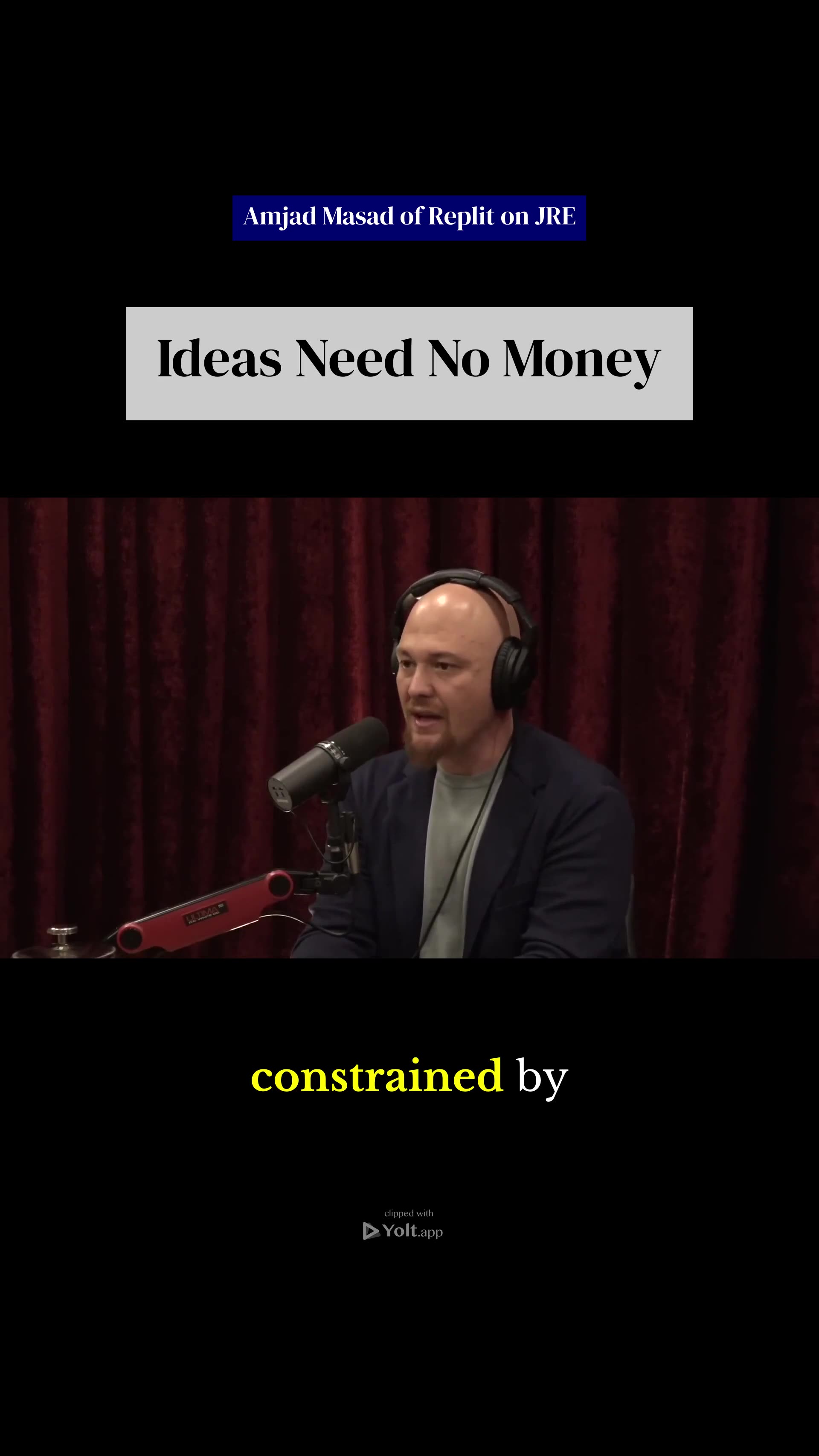 Serial Entrepreneur Speeds Up Ideas - Amjad Masad of Replit on JRE #replit #software