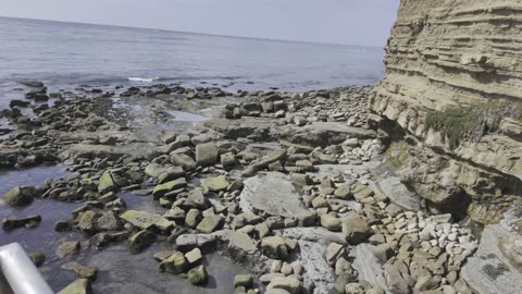 Quick 4K 60fps enjoying the warm view walking Sunset Cliffs