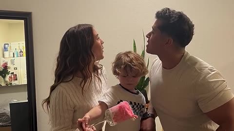 Kid Ruins His Parents' Gender Reveal Party! 🤣