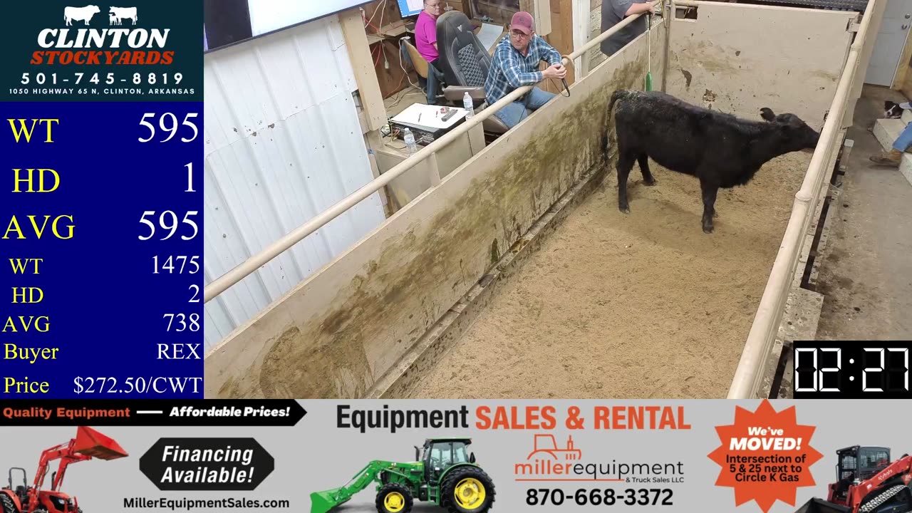 5/3/2025 - Cattle Auction - Clinton Stockyards