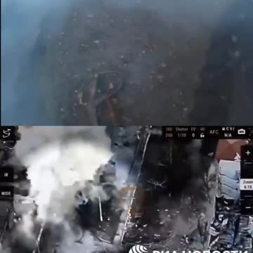 Ukrainian APC Ran Over a Mine