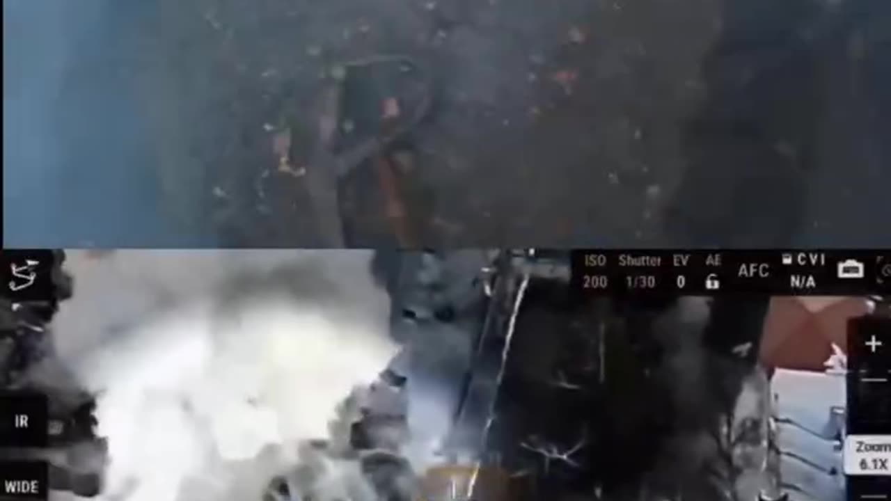 Ukrainian APC Ran Over a Mine