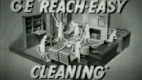 Commercial - General Electric Swivel Top Vaccum Cleaner ( 1950s )