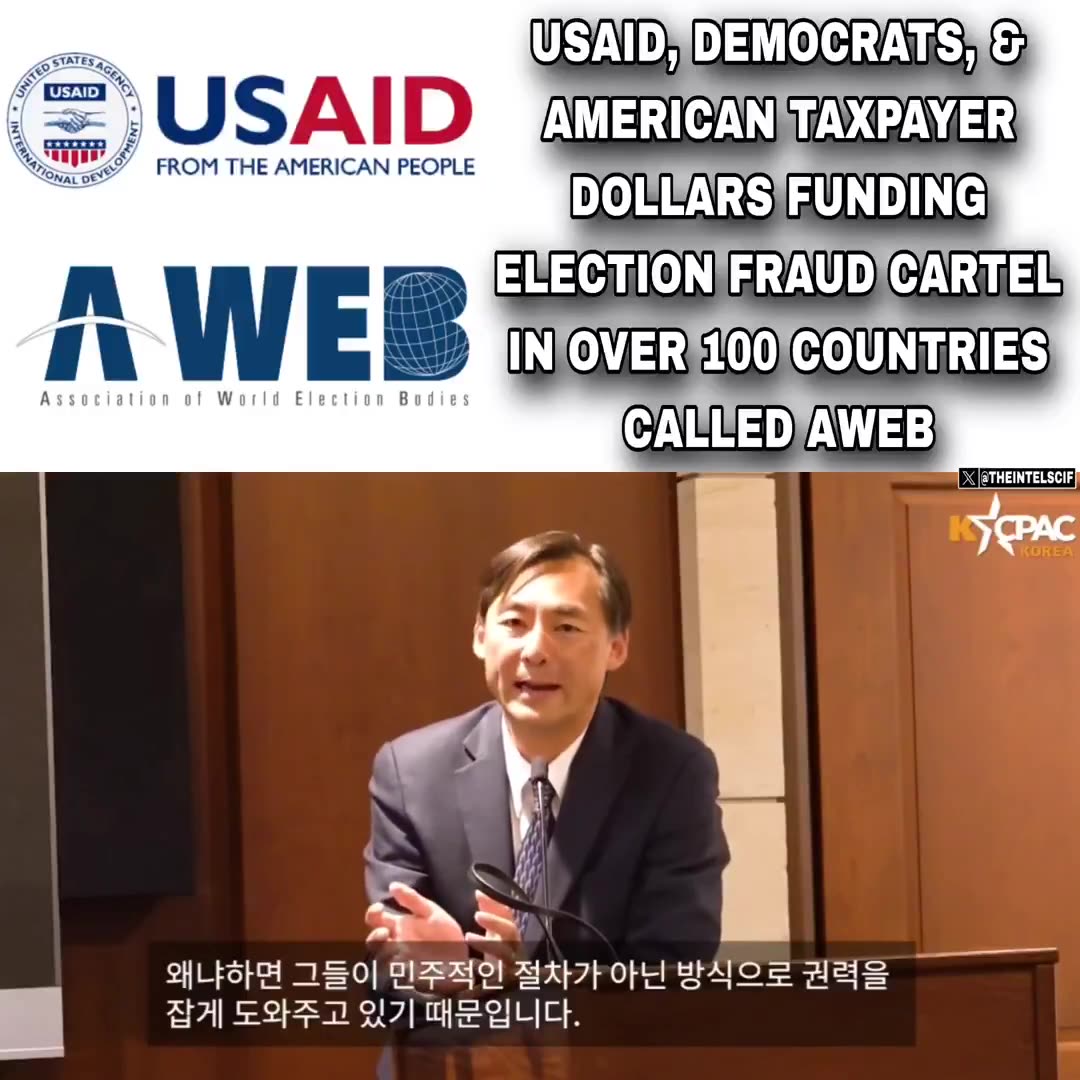 USAID, DEMOCRATS, and American taxpayer dollars funding global ELECTION FRAUD CARTEL...