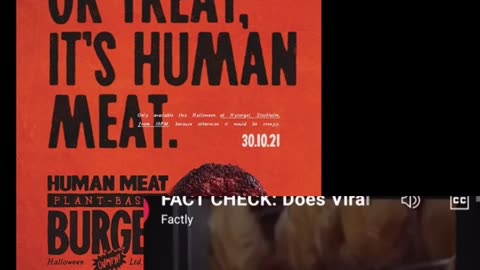 TRICK OR TREAT IT’S HUMAN MEAT!