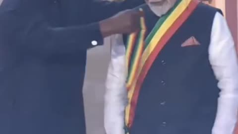 Ghana's National Award for PM Modi