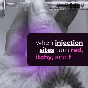 TFW peptide injection site reactions make your rs look like a mosquito buffet 🦟