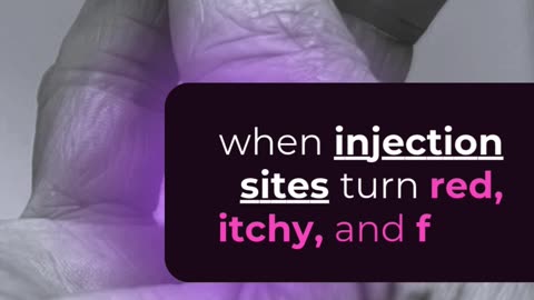 TFW peptide injection site reactions make your rs look like a mosquito buffet 🦟