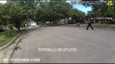 Dallas Police Forcecd To Shoot Suicidal Man with a Knife