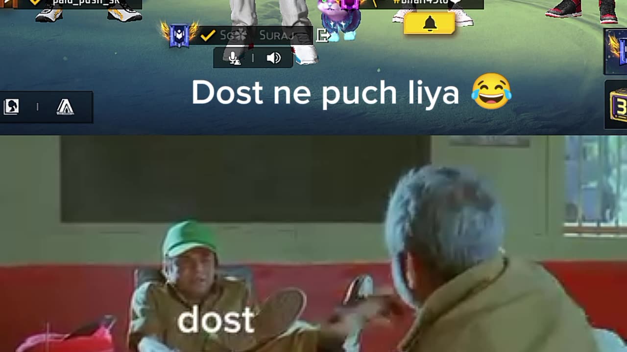 dost ne puch liya