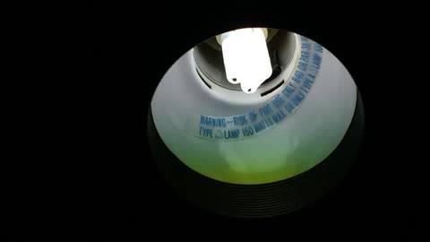 Strobe effect of light on phone camera