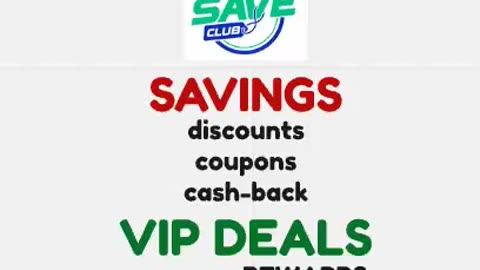 SAVE CLUB (try not to laugh) THE FUTURE MAN (savings & discounts) TOP TEAM ROB BUSER
