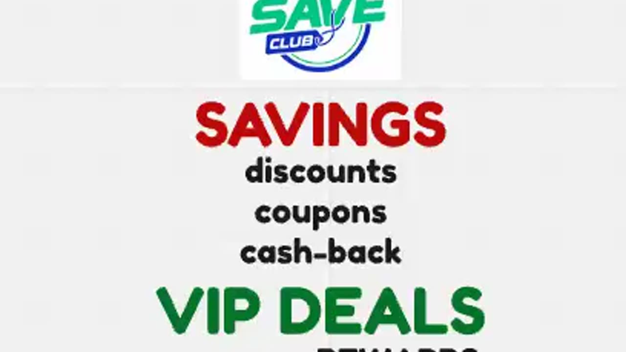 SAVE CLUB (try not to laugh) THE FUTURE MAN (savings & discounts) TOP TEAM ROB BUSER