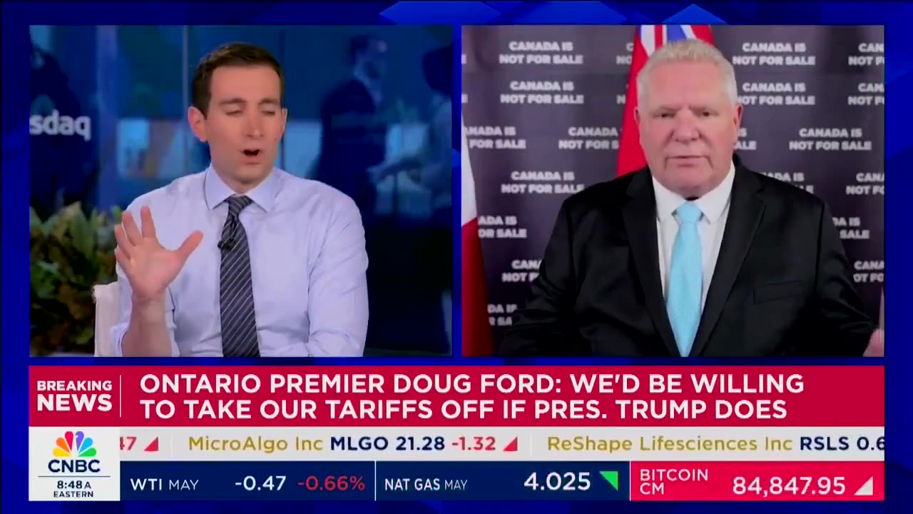 Ontario's Premier Doug Ford "FOLDED" under President Trump's "LIBERATION DAY" reciprocal tariffs.💥