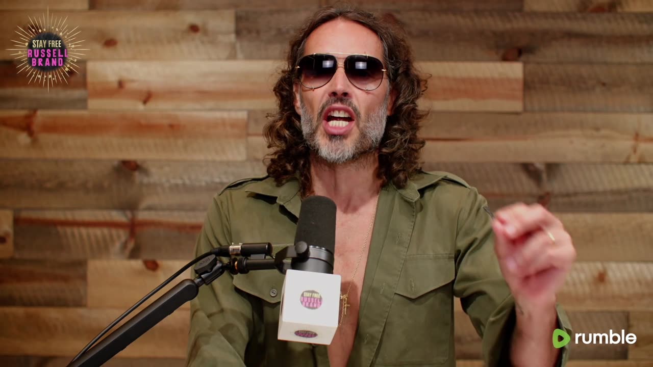 Russel Brand Has Beautiful Rants Exposing The Elites For Conspiring To Kill You With Vaccines