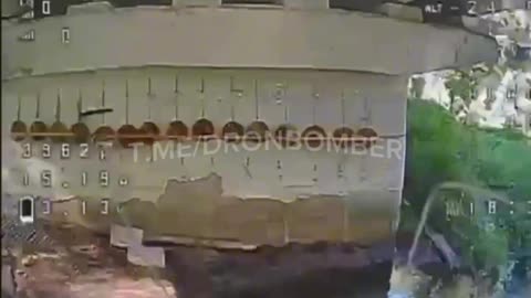 Ukrainian Drone Detonates Anti-Tank Mines Prepositioned On Bridge Just Across Russian Border