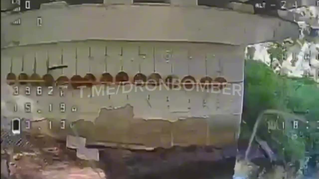 Ukrainian Drone Detonates Anti-Tank Mines Prepositioned On Bridge Just Across Russian Border
