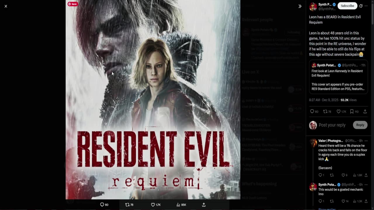 Leon Kennedy Appears in RE9 Requiem Confirmed