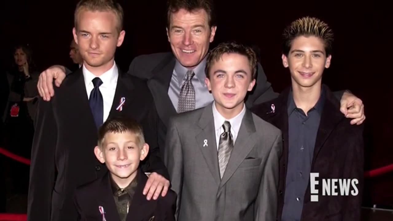 Frankie Muniz Reunites with Malcolm in the Middle Parents Bryan Cranston and Jane Kaczmarek
