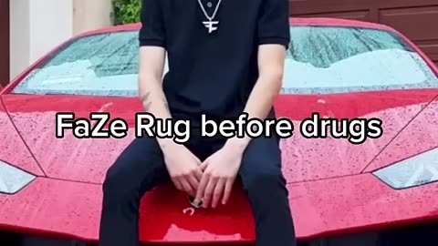 Faze Rug before and after drugs