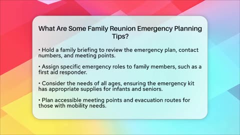 What Are Some Family Reunion Emergency Planning Tips_ - Better Family Relationships