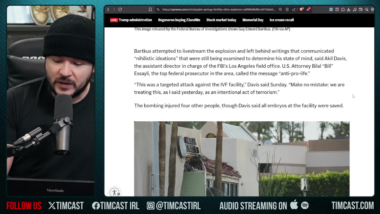 Leftist TERROR In LA, Fertility Clinic BOMBED, Hillary Clinton Says Immigrants Should REPLACE You