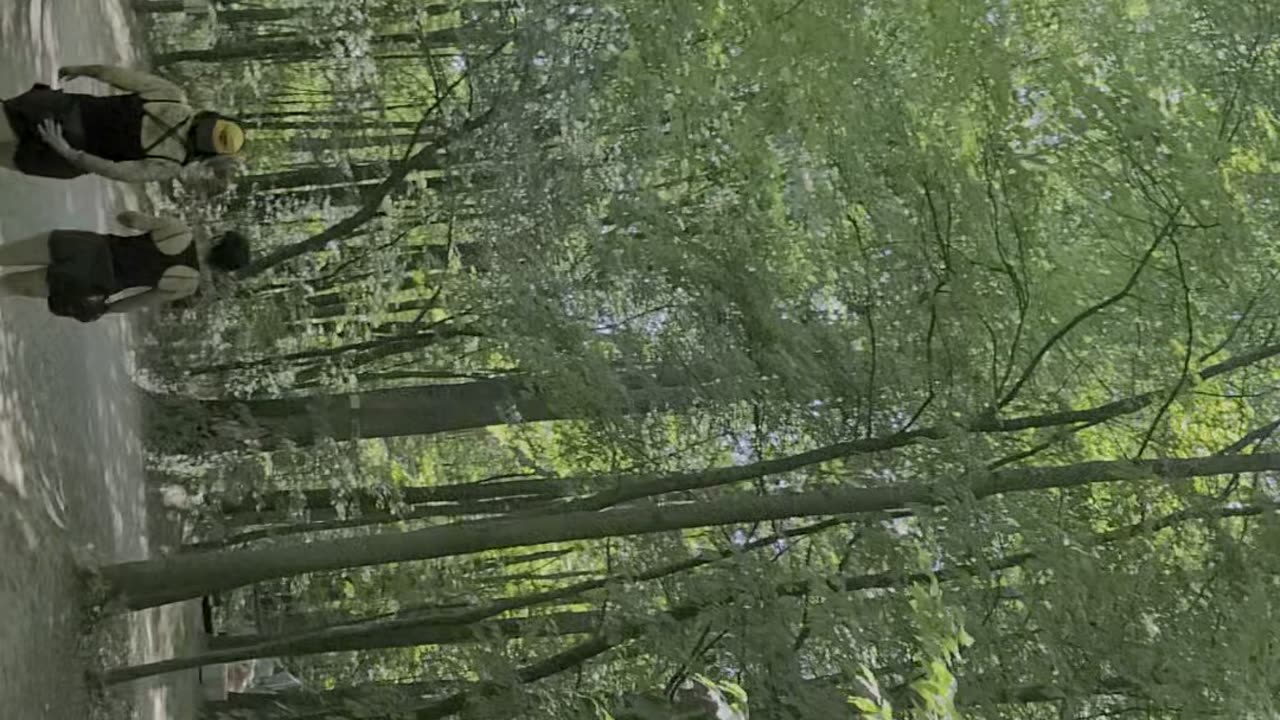 Walking around Nelson's ledges Ohio