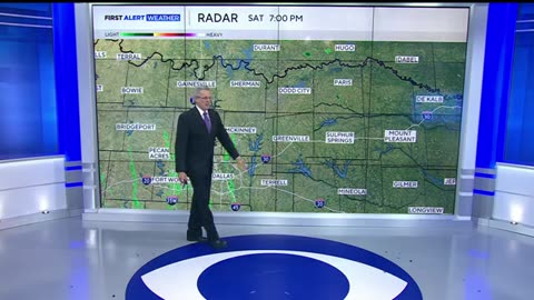 Warm, humid conditions continue in North Texas with a slight chance of isolated showers