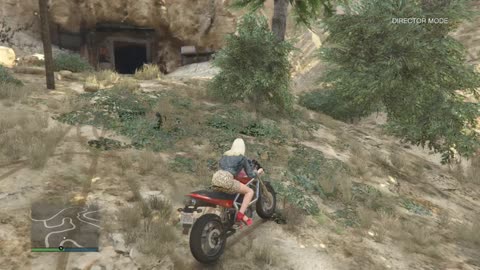GTAV: Exploring the abandoned mine (Director Mode)-Date: 9/4/2018