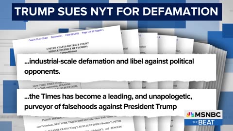 ‘He’s the biggest offender out there’: Trump escalates crackdown on free speech, sues NYT for $15B