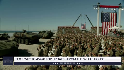 USMC and Navy Joint Manuevers Celebrating USMC's 250th Anniversary