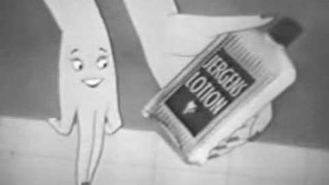 Commercial - Jergens Lotion (1954) w Talking hands and scowling pots & pans