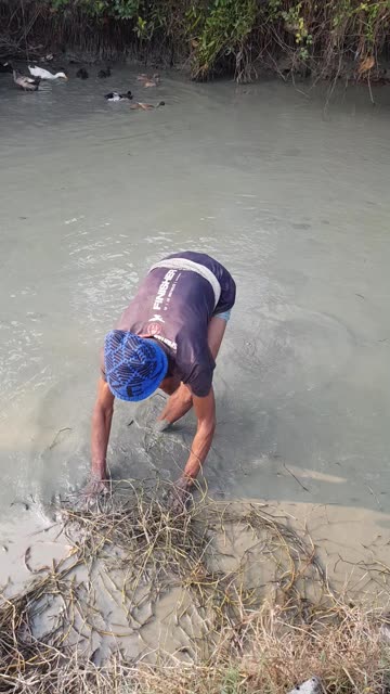Bangladeshi Village fishing