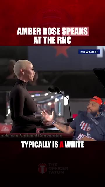 AMBER ROSE SPEAKS AT THE RNC