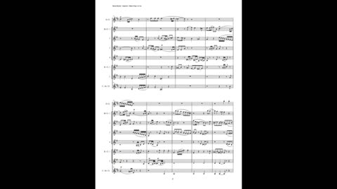 W.A. Mozart – Fugue in C Minor, K426 (Clarinet Octet)